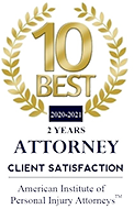 Logo Recognizing Pappas Law's affiliation with American Institute of Personal Injury Attorneys