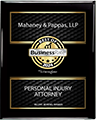 Logo Recognizing Pappas Law's award for best of business in 2024